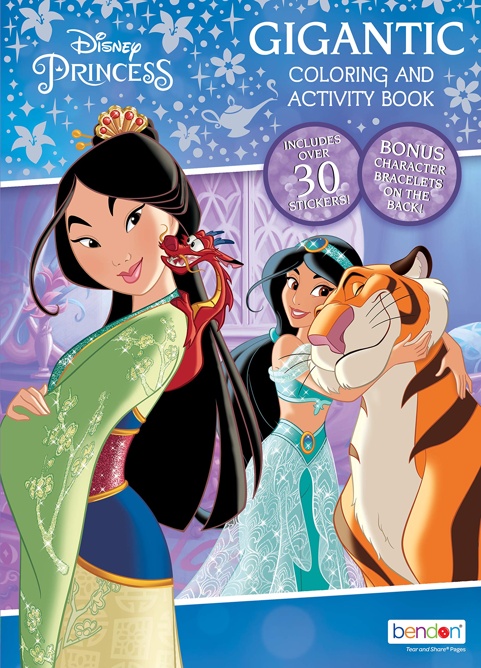 Disney Princess Gigantic Coloring Book cover inviting creative coloring adventures.