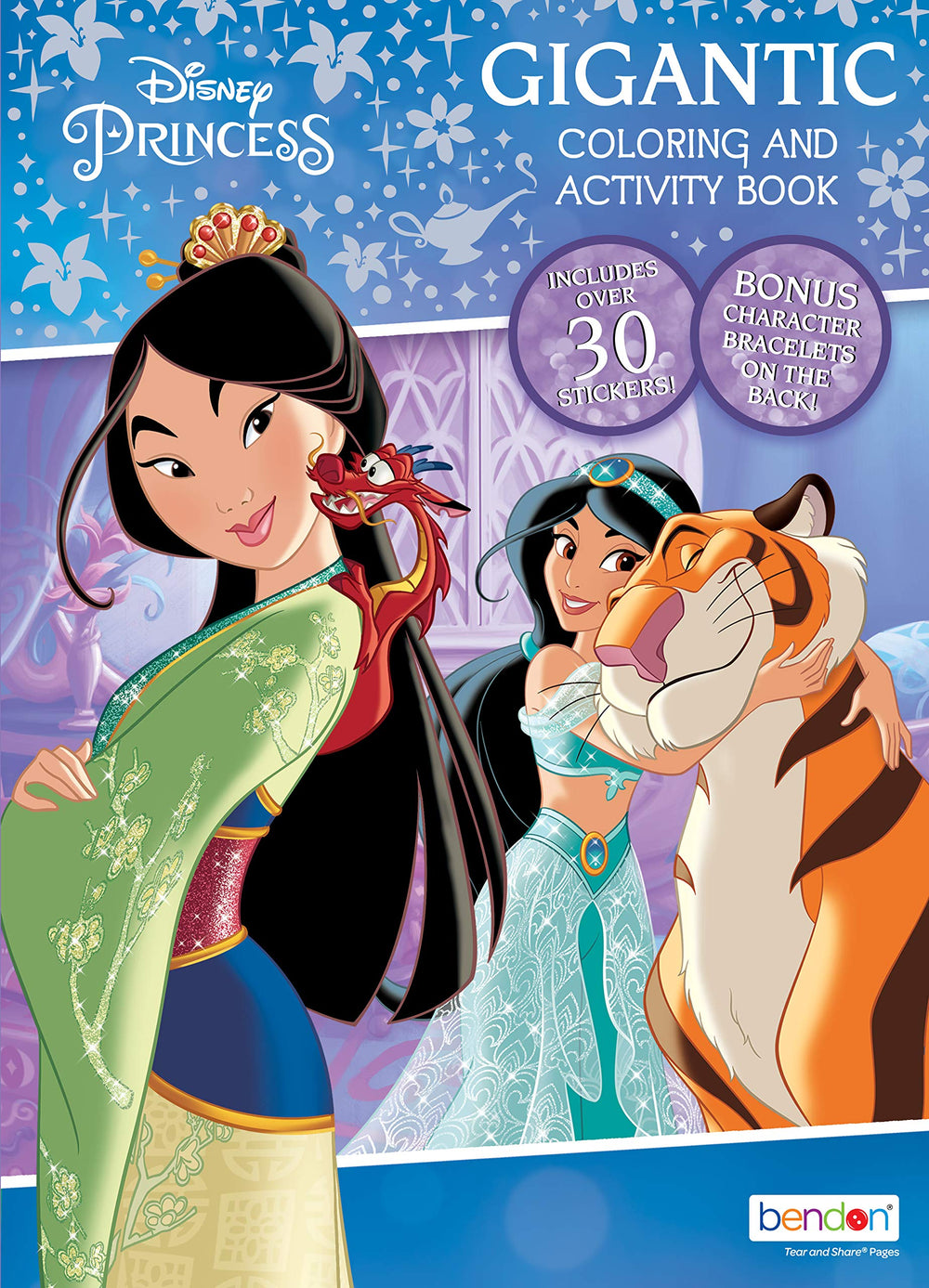 Disney Princess Gigantic Coloring Book cover inviting creative coloring adventures.