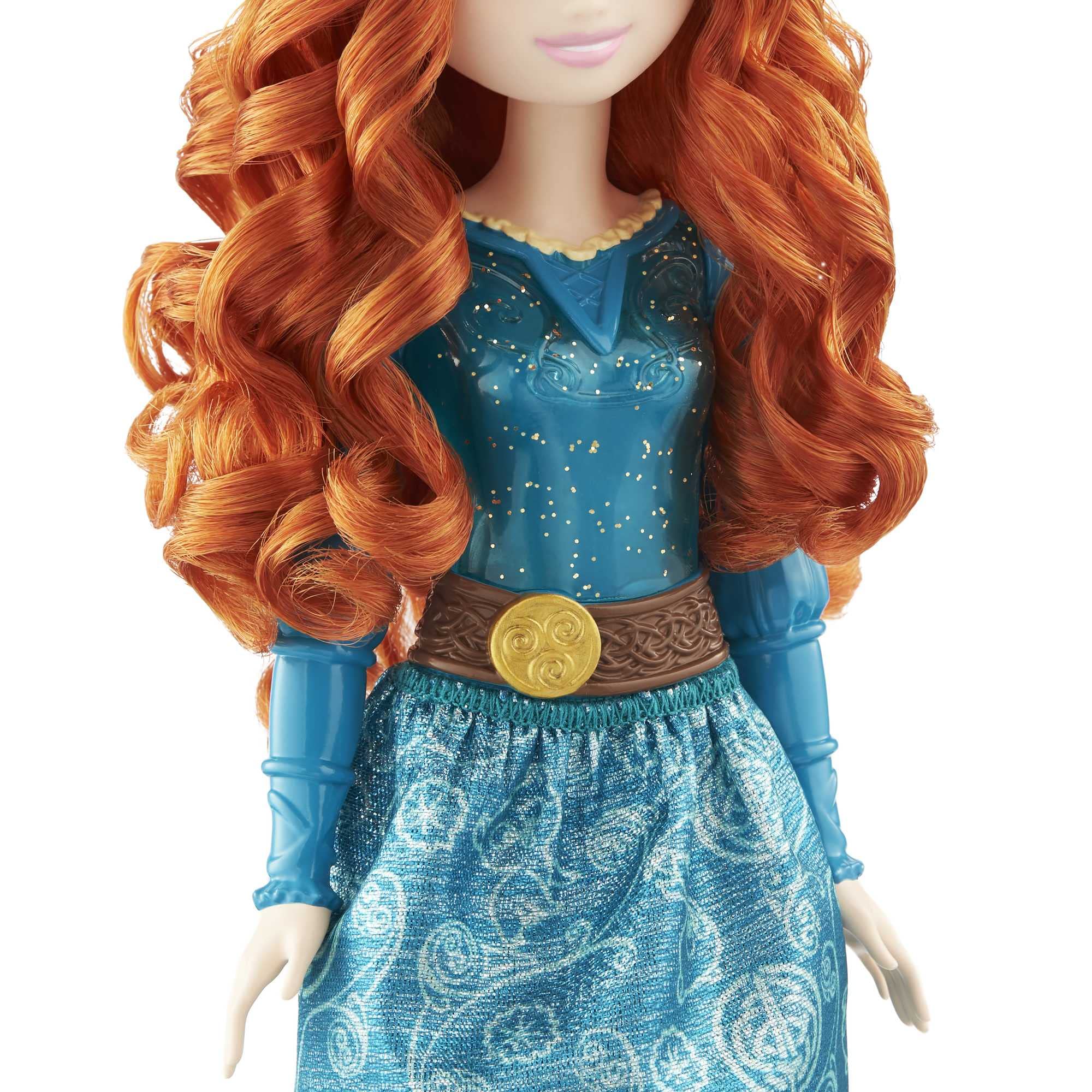 Merida doll long hair ready for brushing and creative styling.