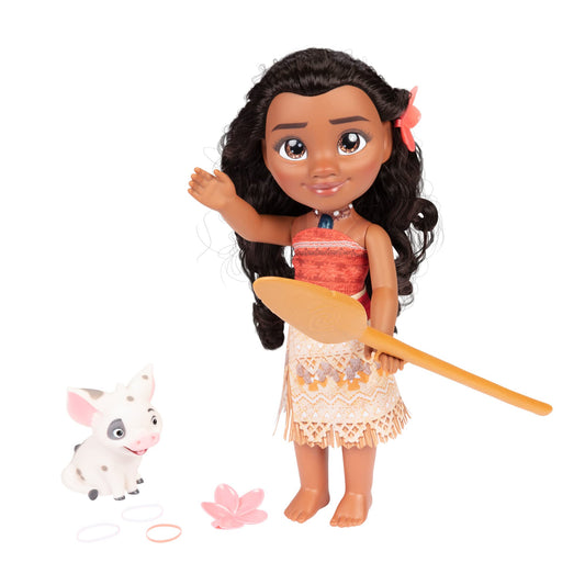 Disney Princess Moana and Pua singing doll in adventure outfit for imaginative play.