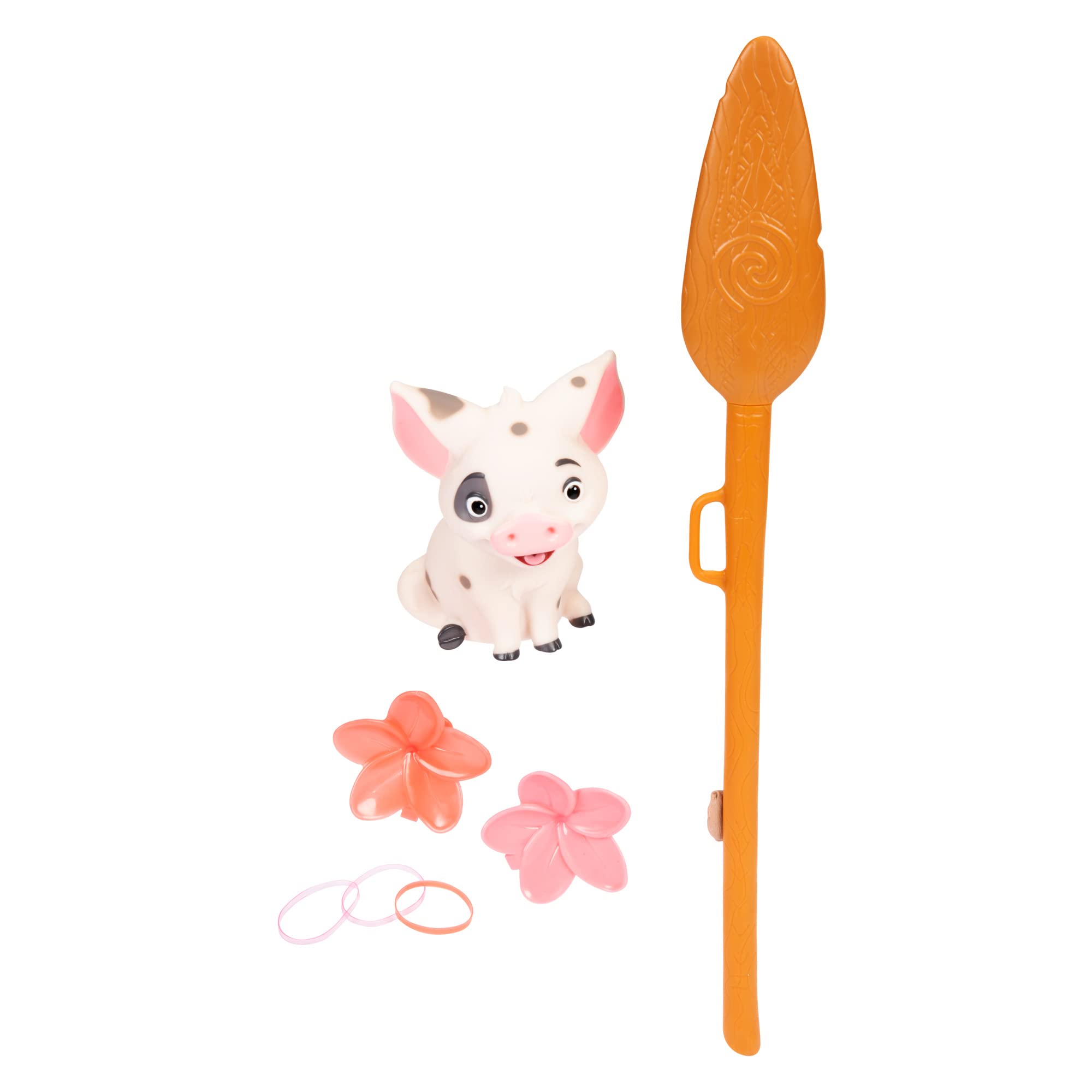 Pua figure accessory enhances Moana storytelling moments.