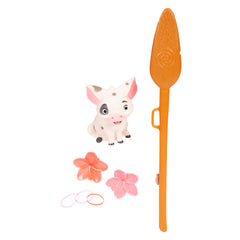Pua figure accessory enhances Moana storytelling moments.