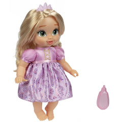 Rapunzel bottle-fit demonstration for pretend feeding play