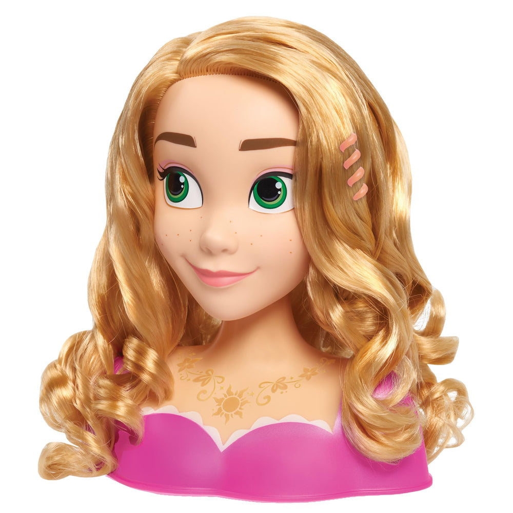 Disney Princess Rapunzel pascal barrette 2 with blue accent for styled looks.