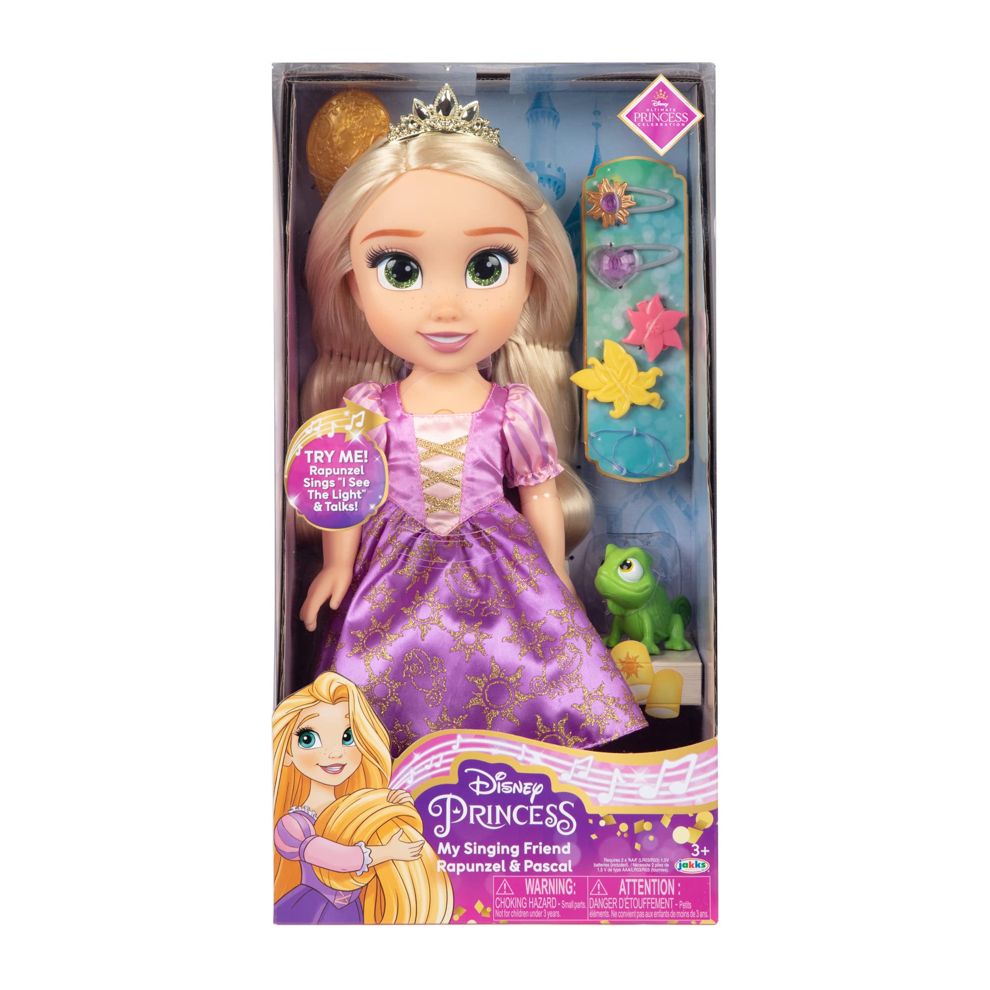 Rapunzel and Pascal figure sparks imaginative storytelling adventures