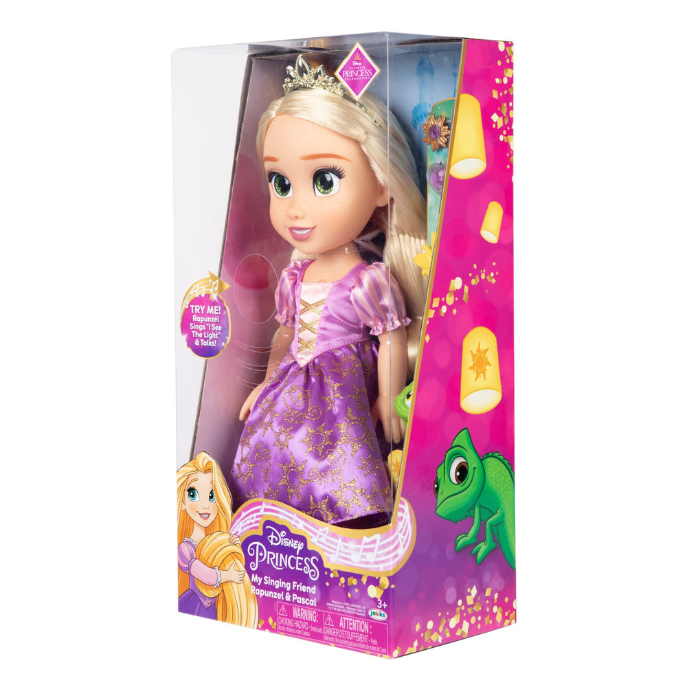Rapunzel purple dress detail adds shimmering visual appeal for dress-up play