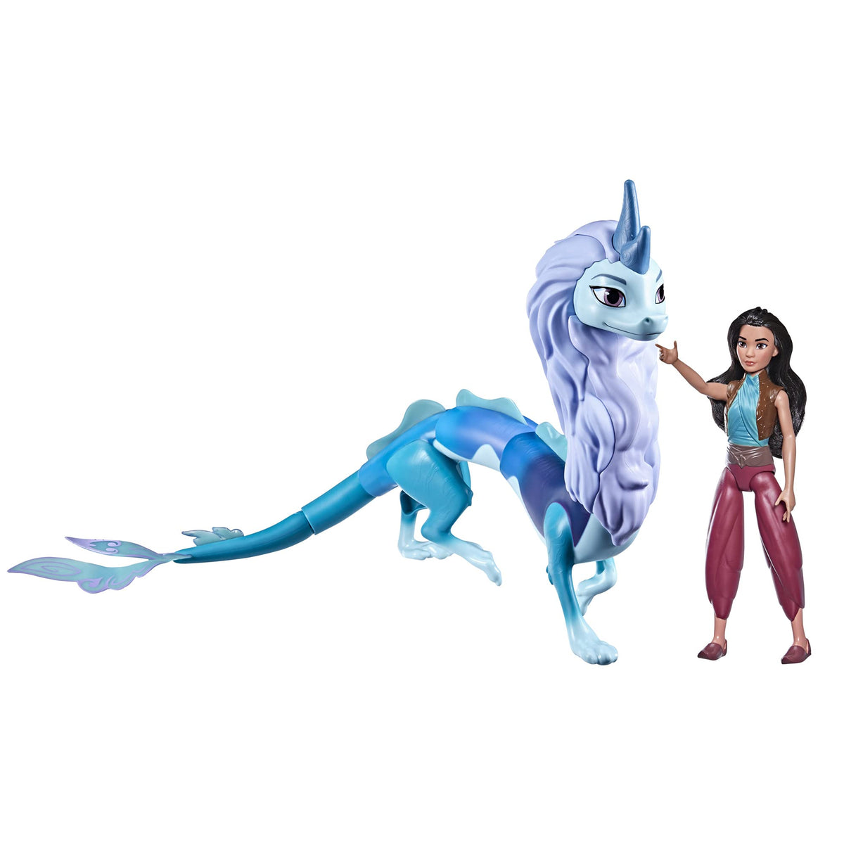 Disney Princess Raya Color Splash Raya torso color reveal in warm water.