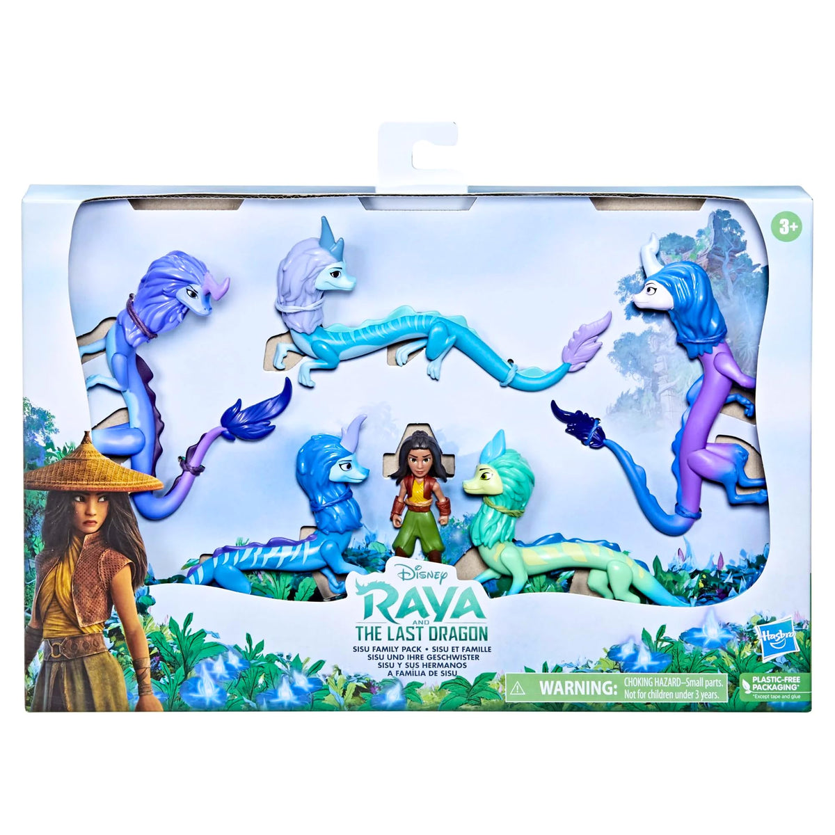Disney Princess Raya and Sisu Family Pack Raya doll for movie-inspired imaginative play