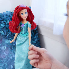 Includes tiara and shoes to complete Ariel's royal look