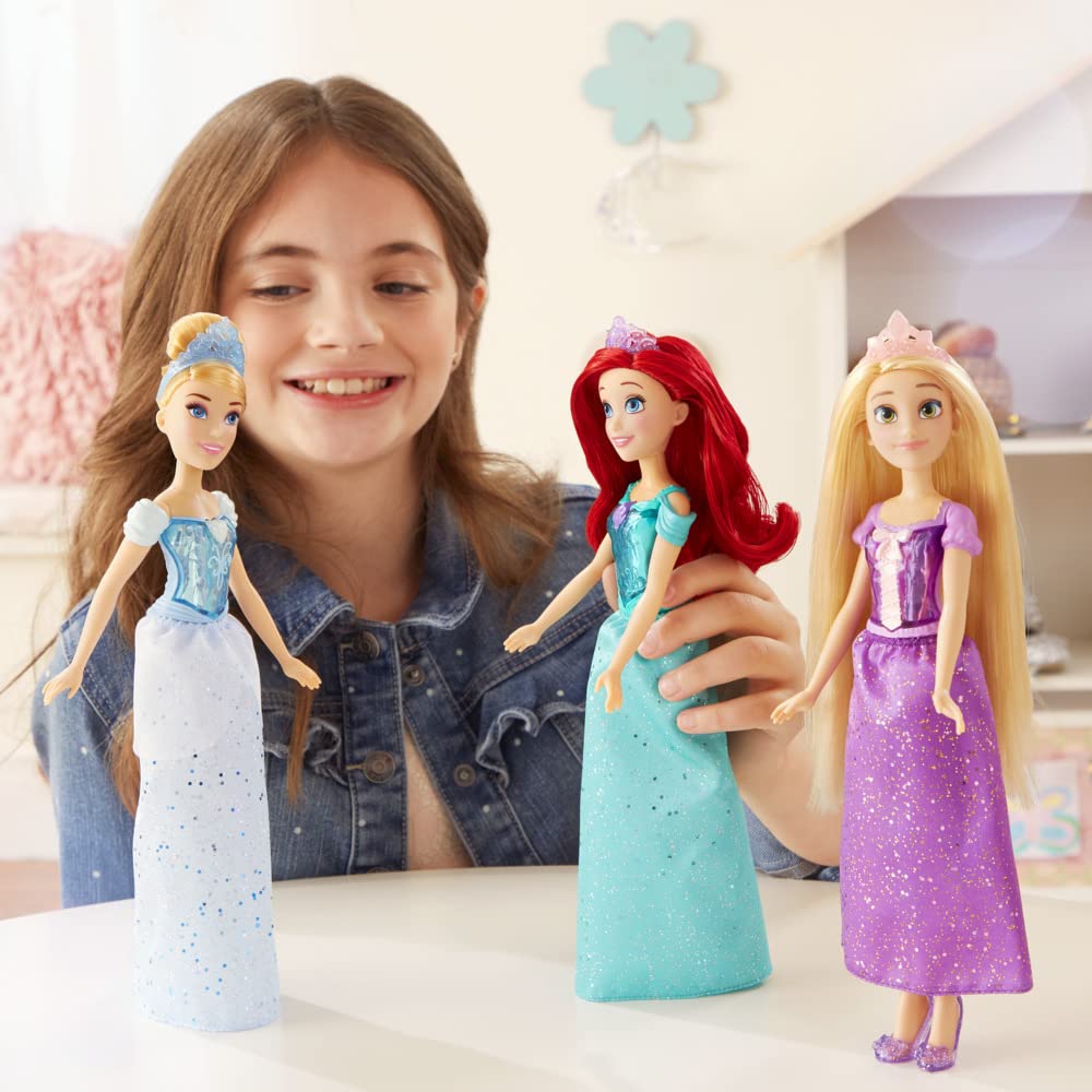 Close-up of Rapunzel's flowing hair sparks imaginative play moments