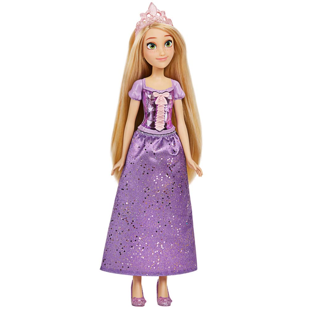 Rapunzel doll shows long blonde hair ready for storytelling adventures