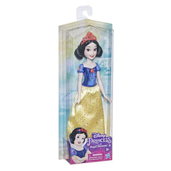 Snow White doll showing tiara and shoes for stylish dress-up moments.