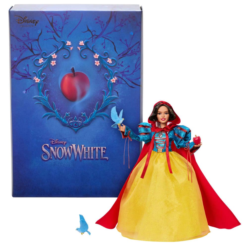 Disney Princess Snow White collector doll in signature clothing ready for display