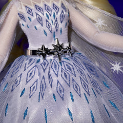 Disney Princess Style Series Holiday Elsa Doll display stand included