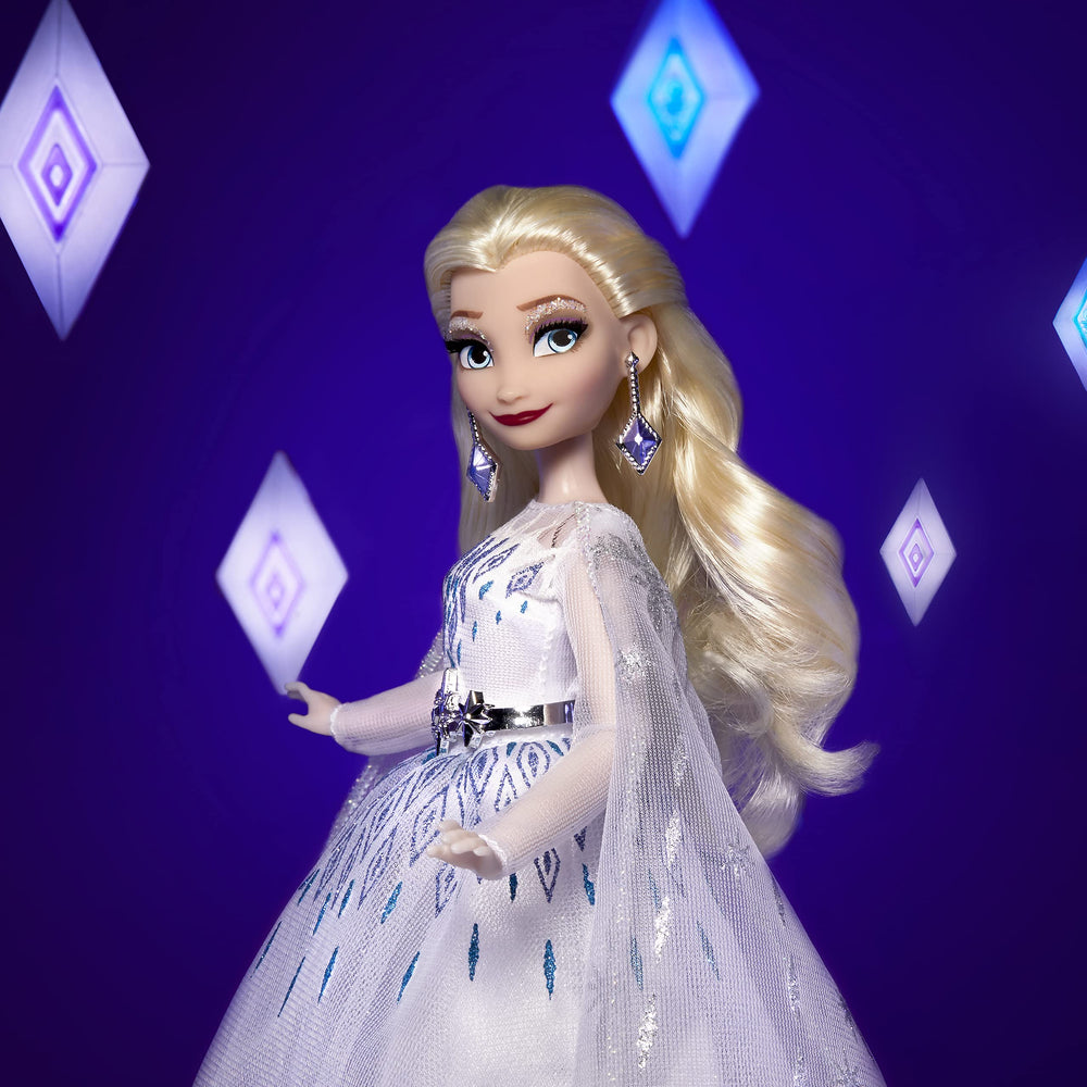 Disney Princess Style Series Holiday Elsa Doll long rooted hair