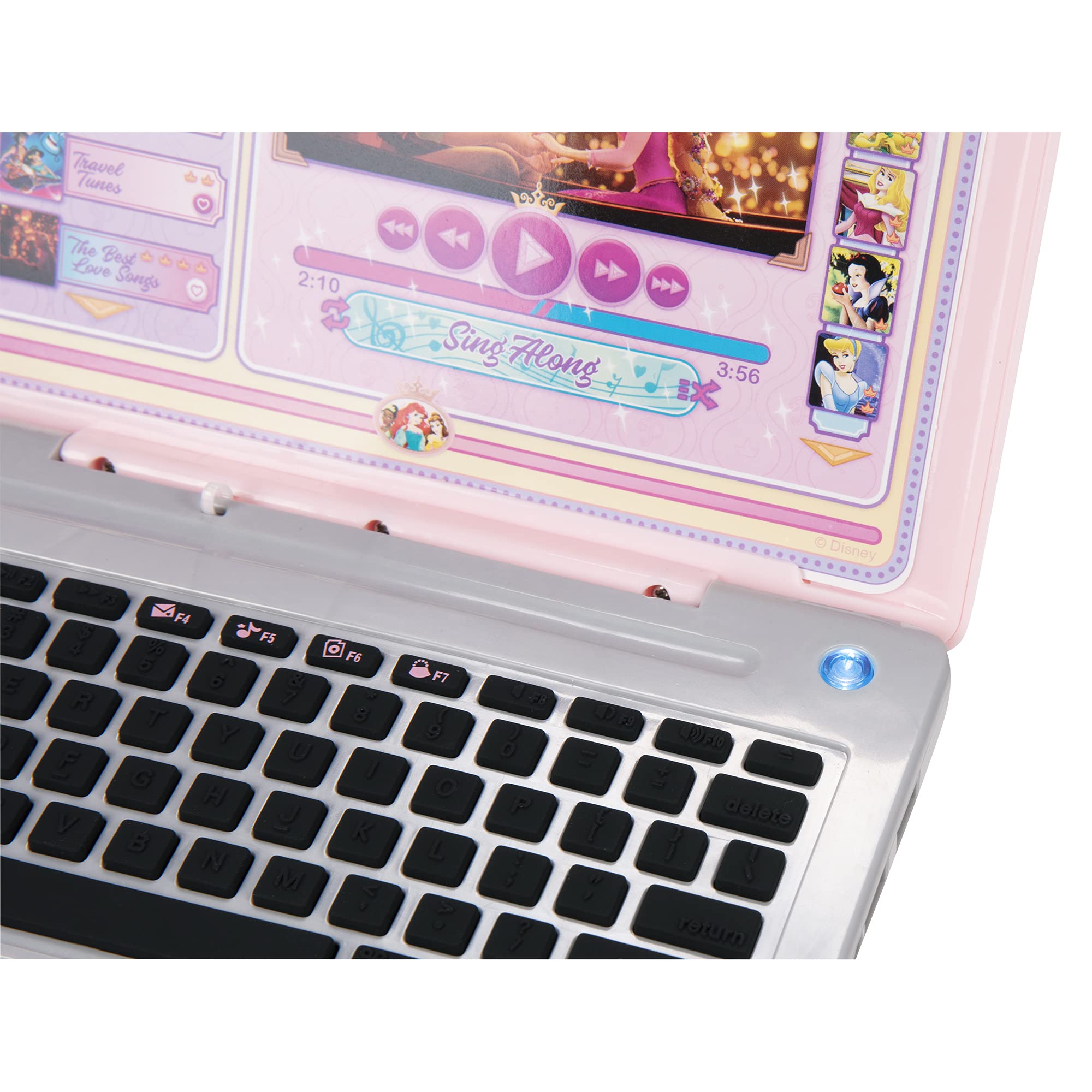 Disney Princess Style two screens open illustrating playful multi-screen storytelling.
