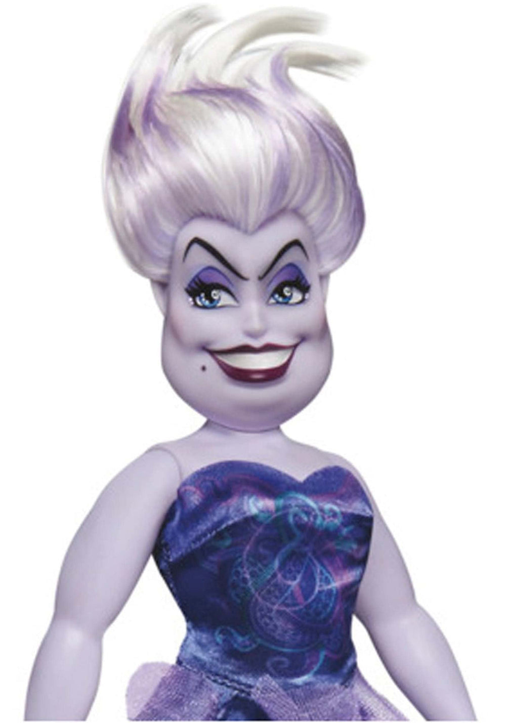 Disney Princess Ursula accessories include shoes and necklace for play-ready styling