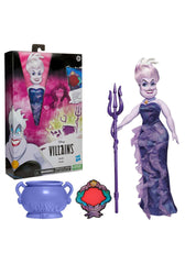 Disney Princess Ursula fashion doll in ocean-wave gown for imaginative play and styling fun