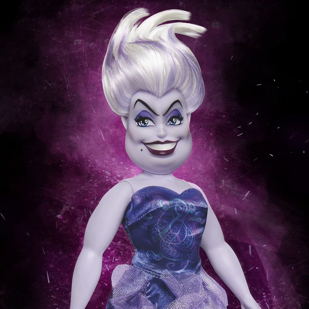 Ursula doll with removable gown and accessories for creative dress-up adventures