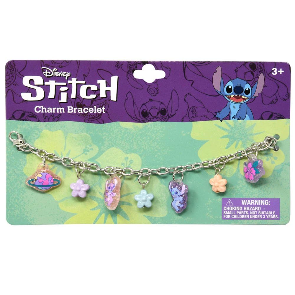 Disney Stitch bracelet charm—bright accents for everyday wear and playful Disney style