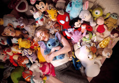 Disney Store Angel plush wipe-clean surface for easy care.
