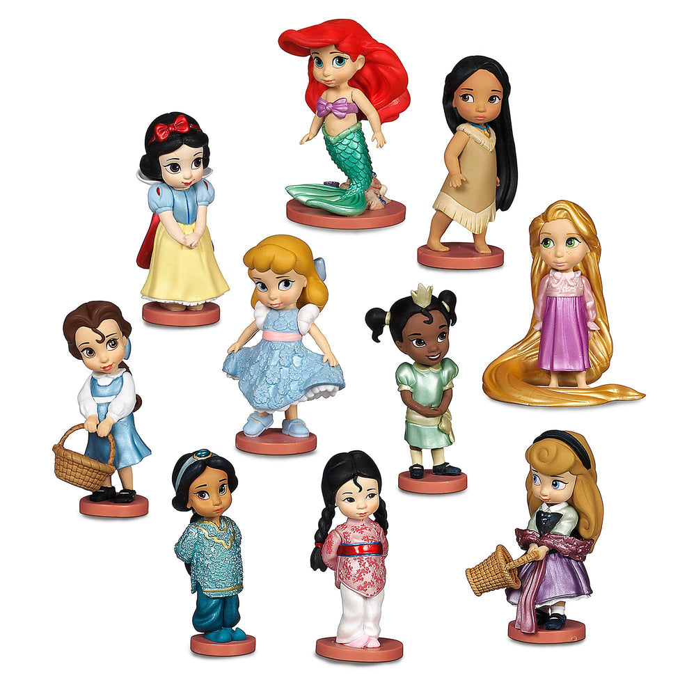Disney Store Animators' Collection Deluxe Figure Play Set on display promotes imaginative storytelling.