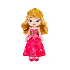 Disney Store Aurora plush doll front view, 14-inch cuddly gift idea for bedtime