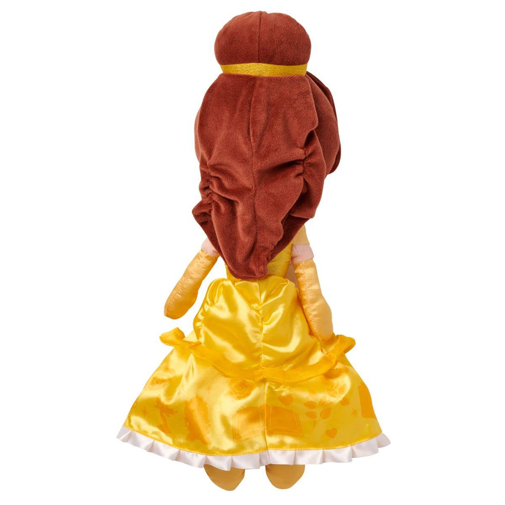 Disney Store Belle plush doll with glittering eyes sparks imaginative princess pretend play.
