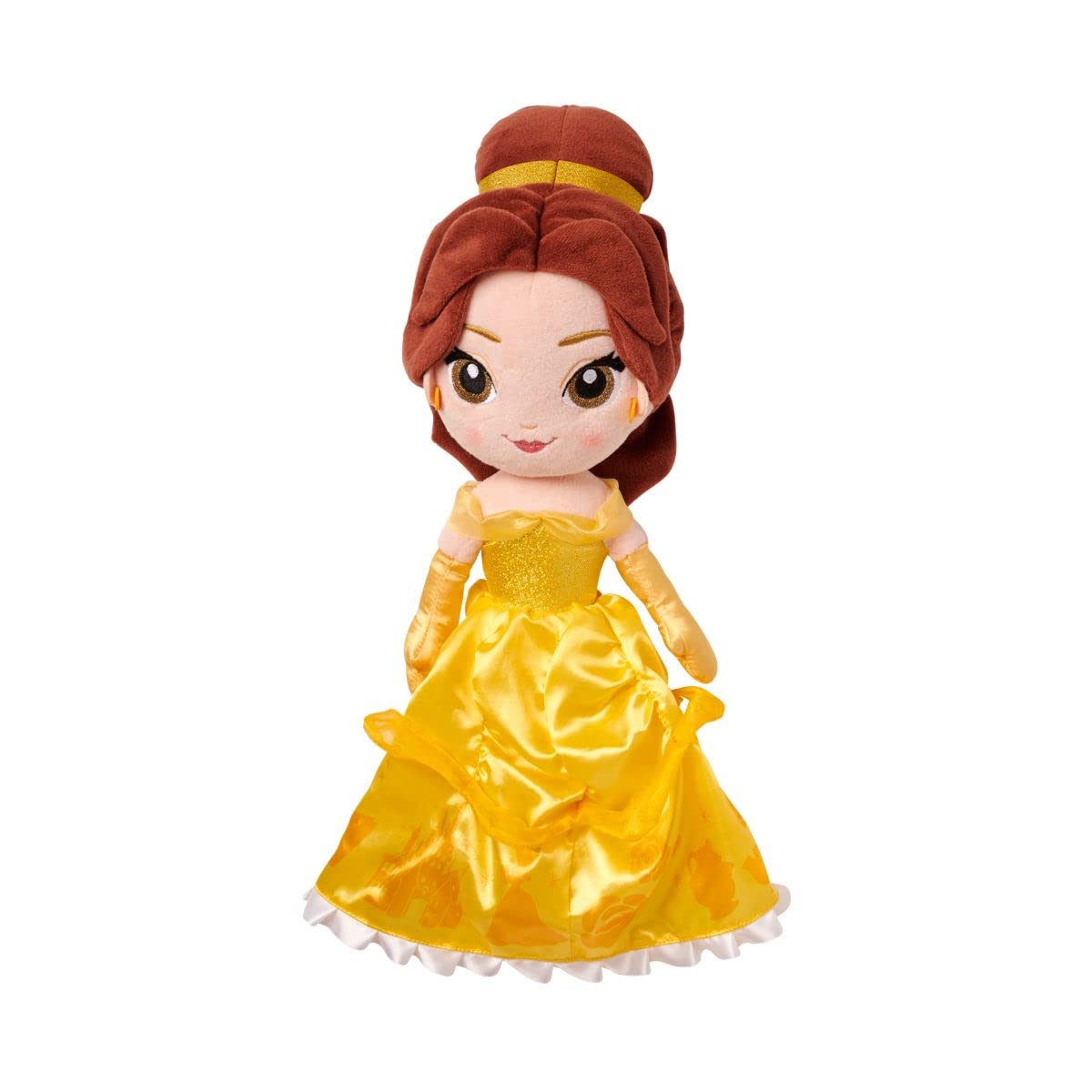 Disney Store Belle plush doll with soft plush for cozy hugs and bedtime routine.
