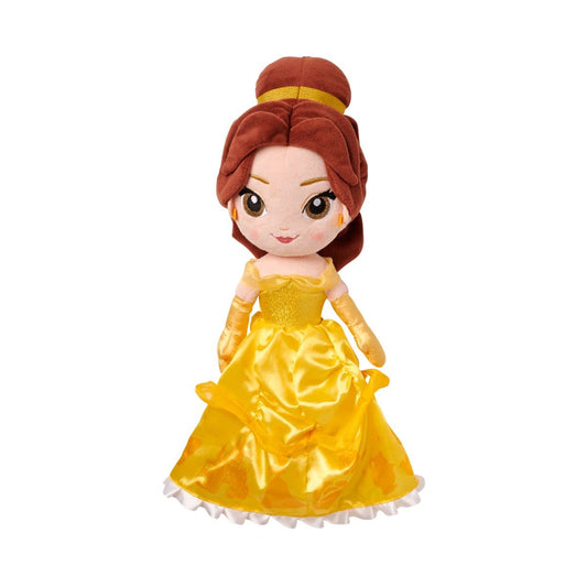 Disney Store Belle plush doll with soft plush for cozy hugs and bedtime routine.