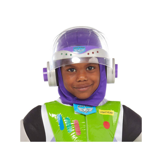 Disney Store Buzz Lightyear helmet with light-up visor for imaginative play and night missions