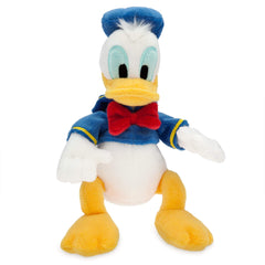 Disney Store Donald Duck mini bean bag plush showing bottom pellets for stable, cuddly play