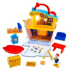 Disney Store Donald Duck playset with rotating ship's wheel for dynamic storytelling