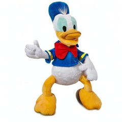 Disney Store Donald Duck plush pairs with Daisy Duck plush for a cute Disney duo.