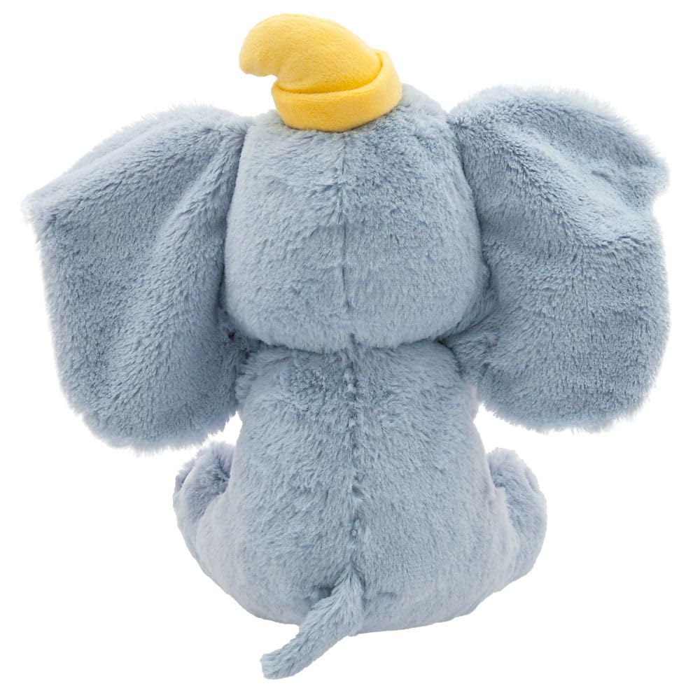 Disney Store Dumbo plush with trunk, tail, and soft fabric fosters storytelling.