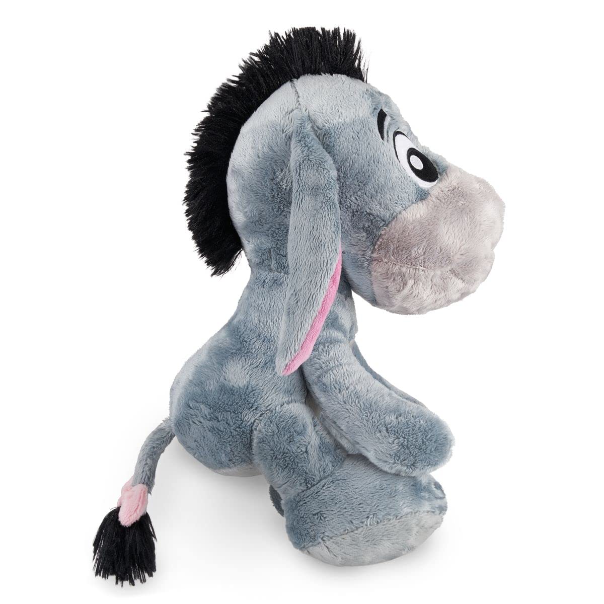 Disney Store Eeyore embroidered features plush, durable detailing for long-lasting fun.