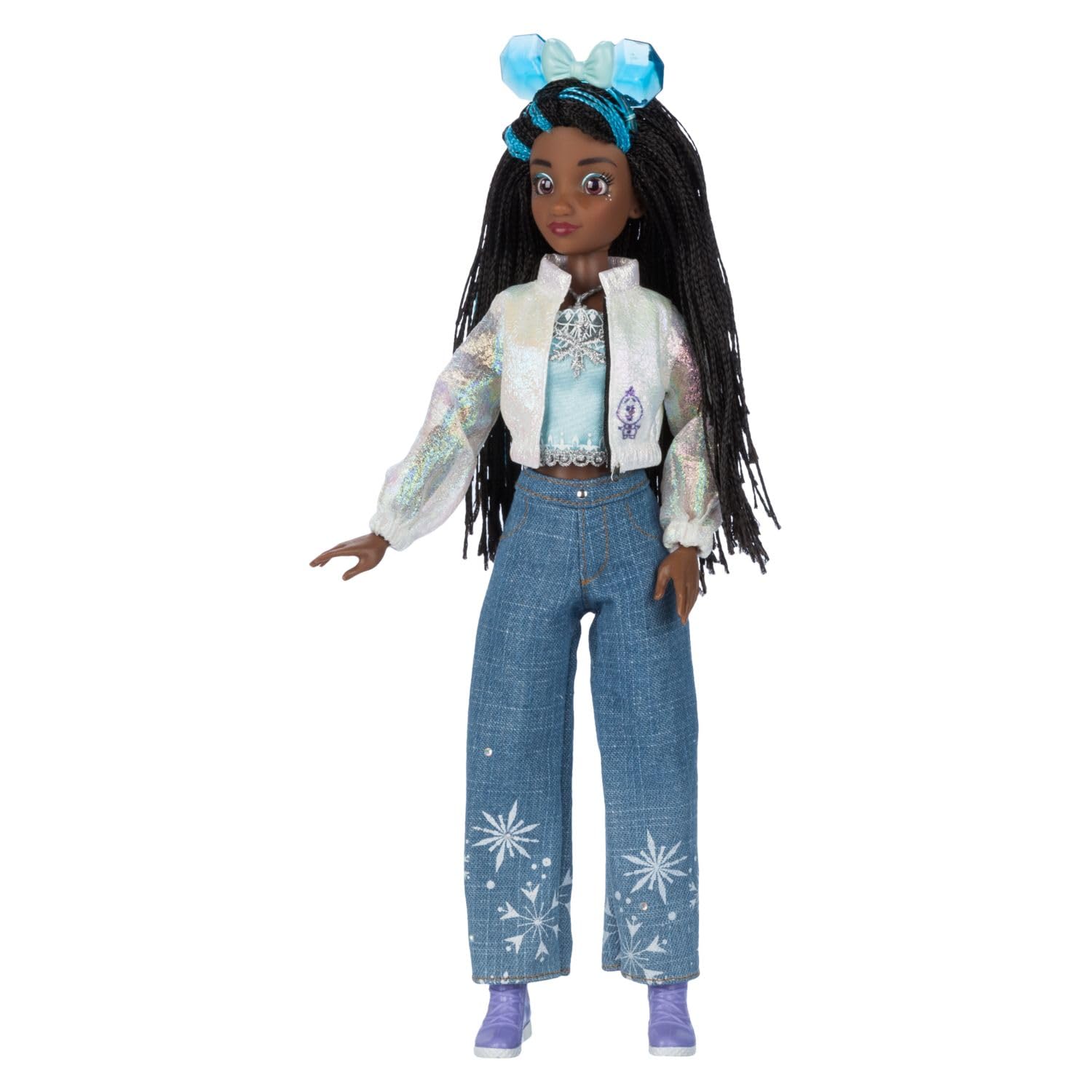 Disney Store Elsa ILY 4EVER doll with realistic rooted hair and accessories.