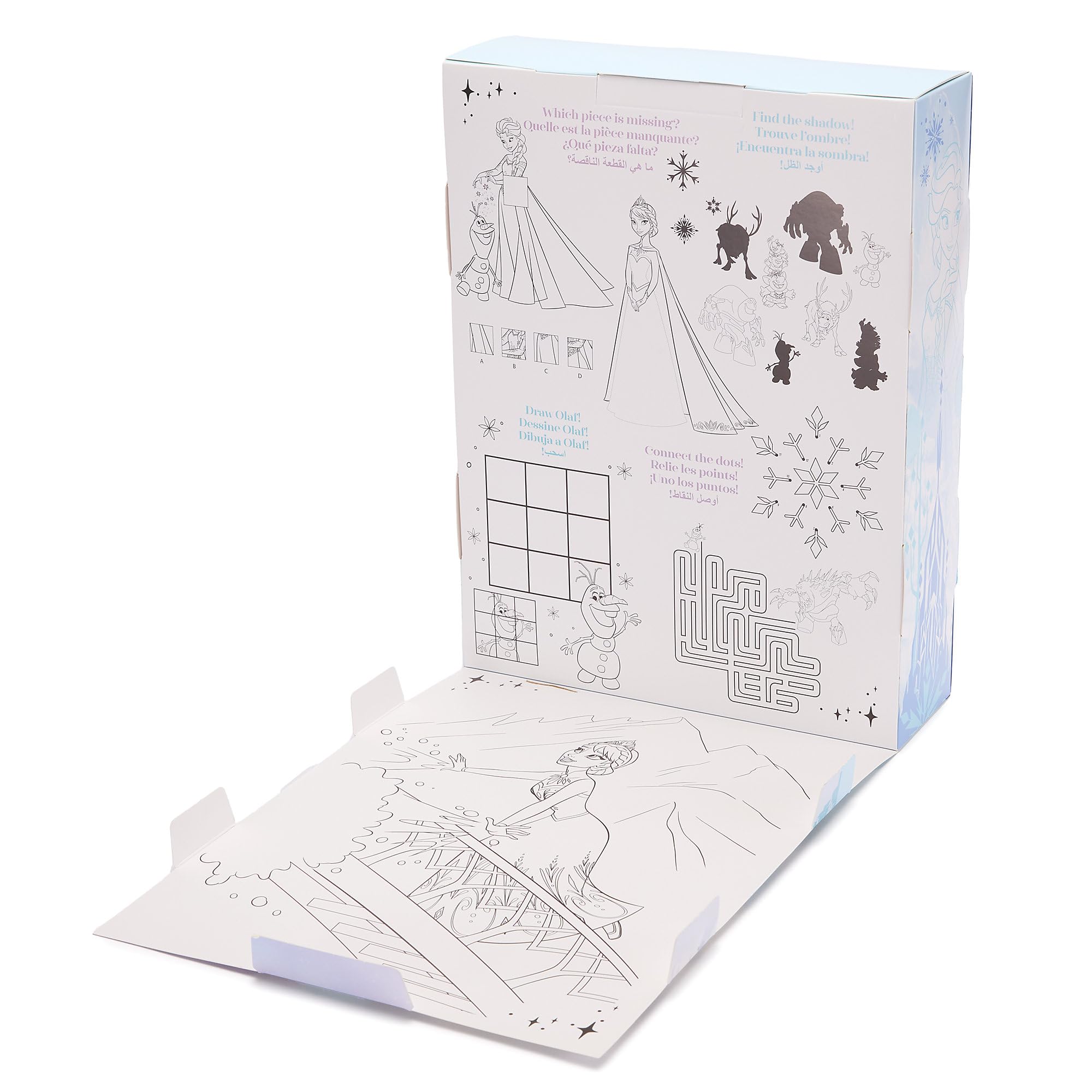 Elsa Story Doll includes Olaf figurine for companion scenes.