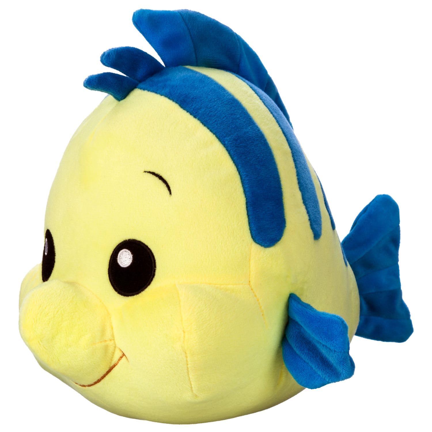 Disney Store Flounder soft texture emphasizes huggable comfort