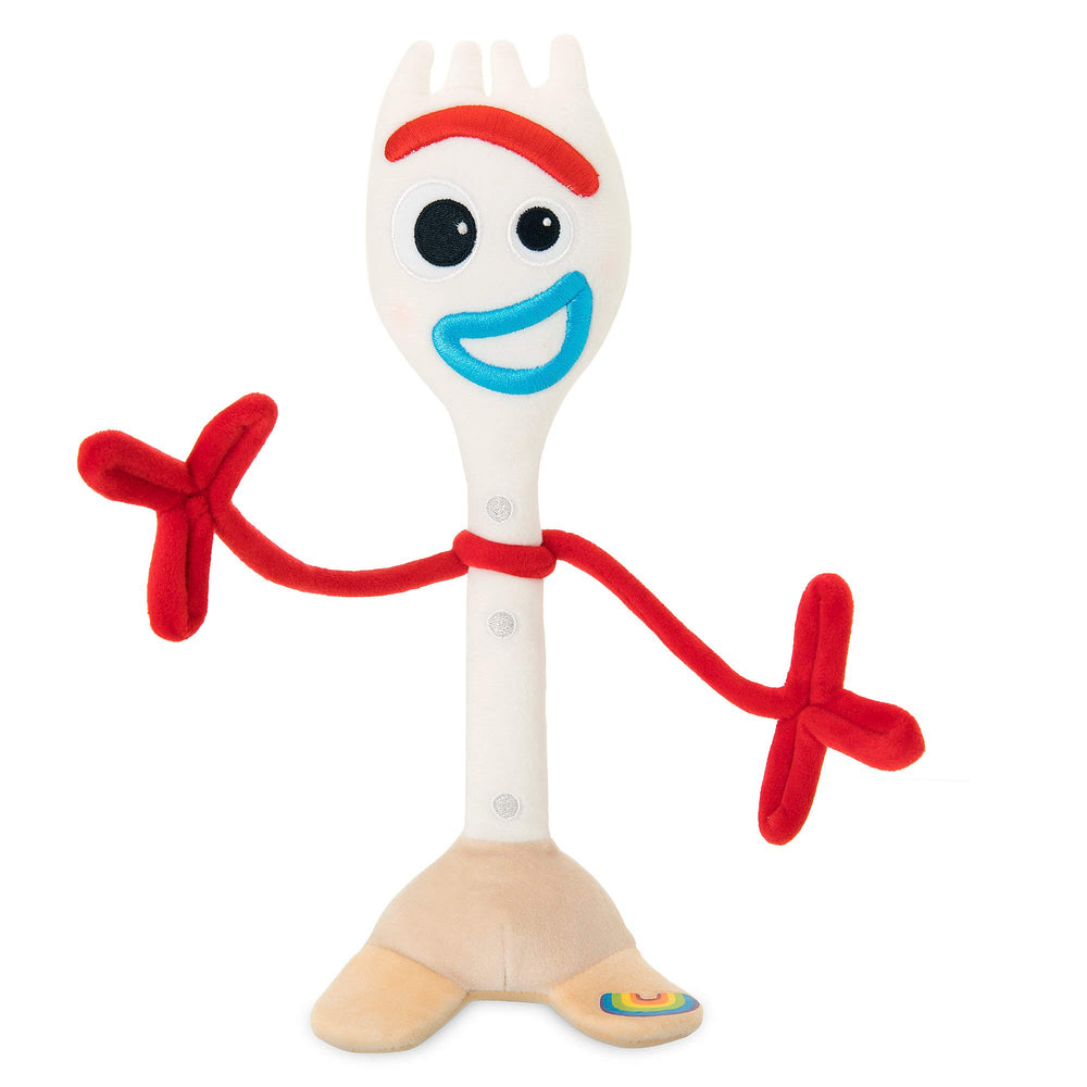 Disney Store Forky Toy Story plush with detailed sculpting for authentic display and play