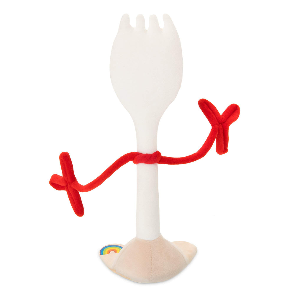 Disney Store Forky plush with embroidered features for lasting quality and character fidelity