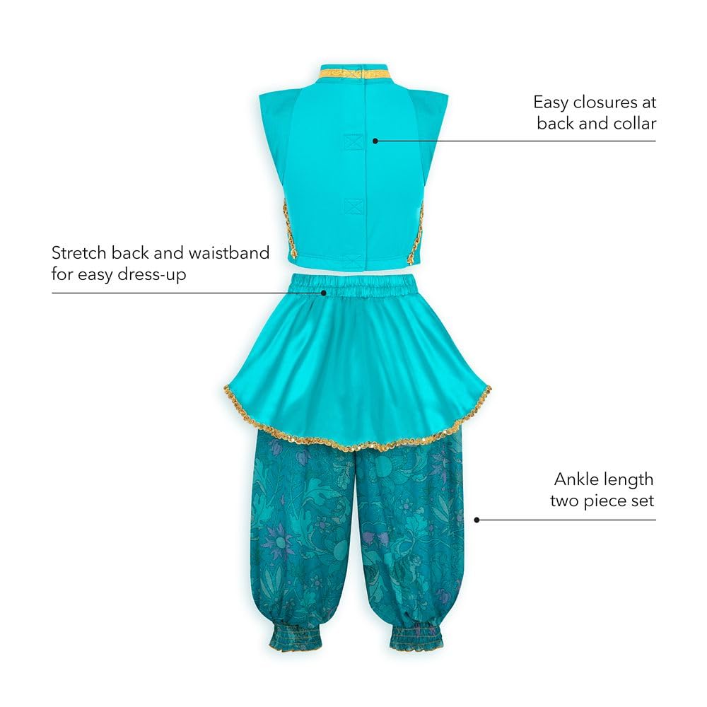 Disney Store Jasmine costume elastic waistband for comfortable movement