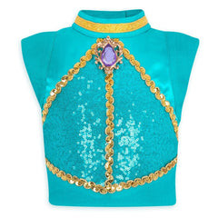 Disney Store Jasmine costume sequined trim adds sparkle to every pose