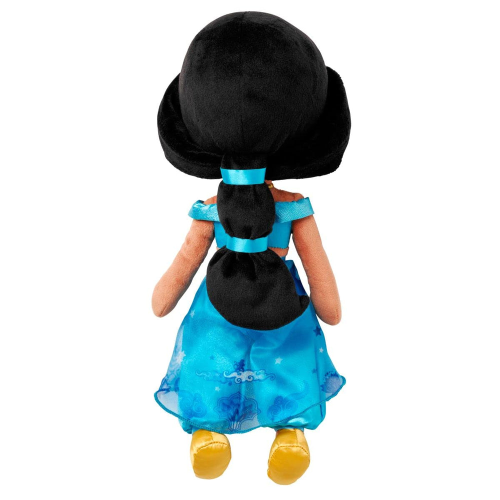 Disney Store Jasmine plush wearing iconic outfit inspires imaginative adventures.