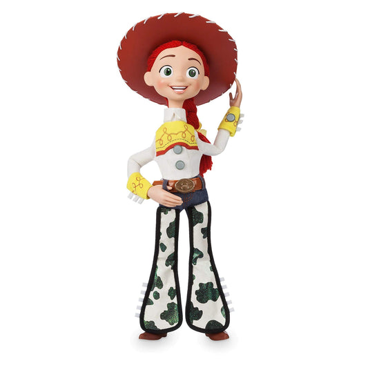 Disney Store Jessie detailed design with soft sculpting and embroidery for authentic look