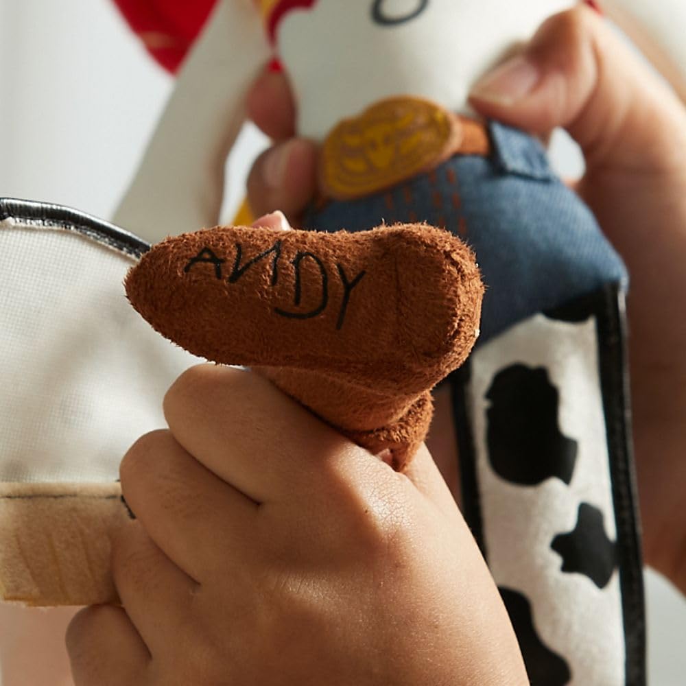 Disney Store Jessie plush highlights satin ribbon trims for Cowboy flair