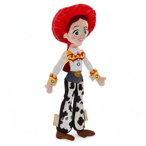 Disney Store Jessie plush uses soft plush fabric for comforting hugs