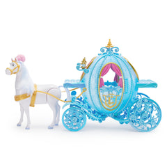 Disney Store light-up pumpkin coach sparkles during fairytale playtime