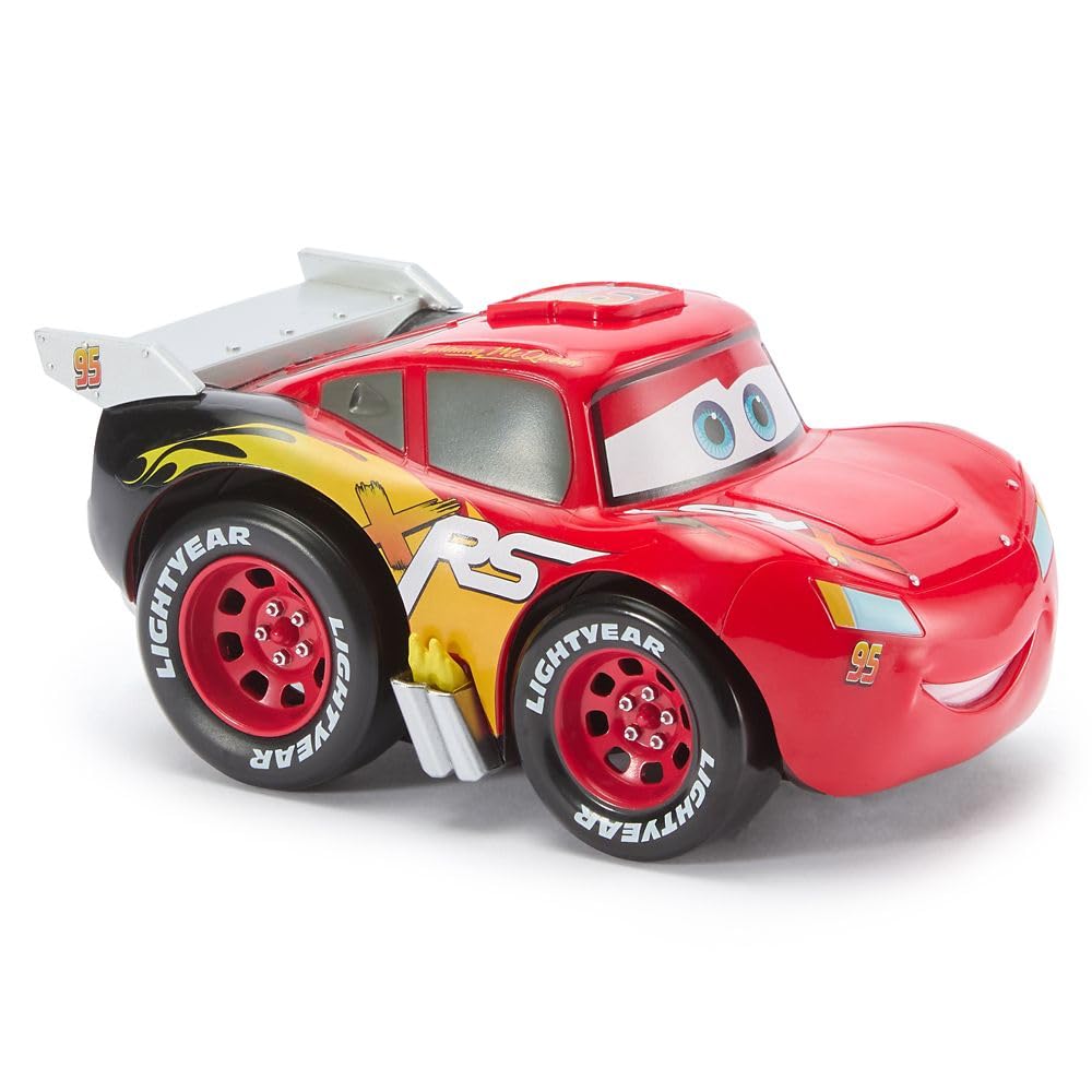 Disney Store Lightning McQueen sounds add authentic car racing play.