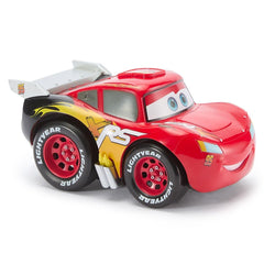 Disney Store Lightning McQueen sounds add authentic car racing play.